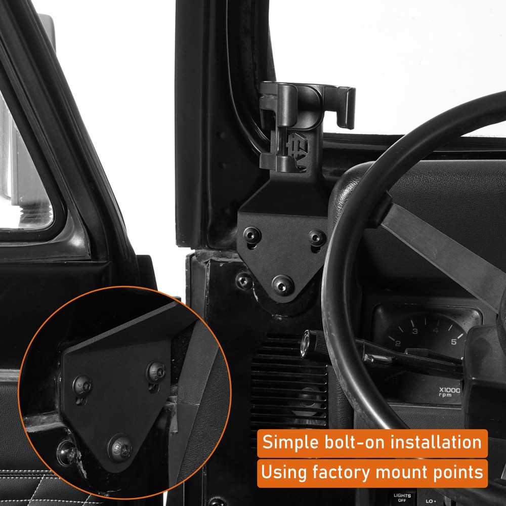 Driver Multi-function Phone Support Drink Cup Holder For Jeep Wrangler YJ 87-95