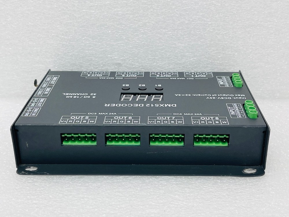 32 Channel 96A RGBW DMX 512 LED Decoder Controller DMX Dimmer DC5-24V RGBW