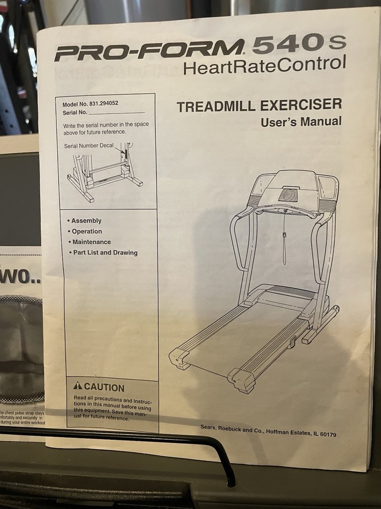 Pro-form 540s Treadmill
