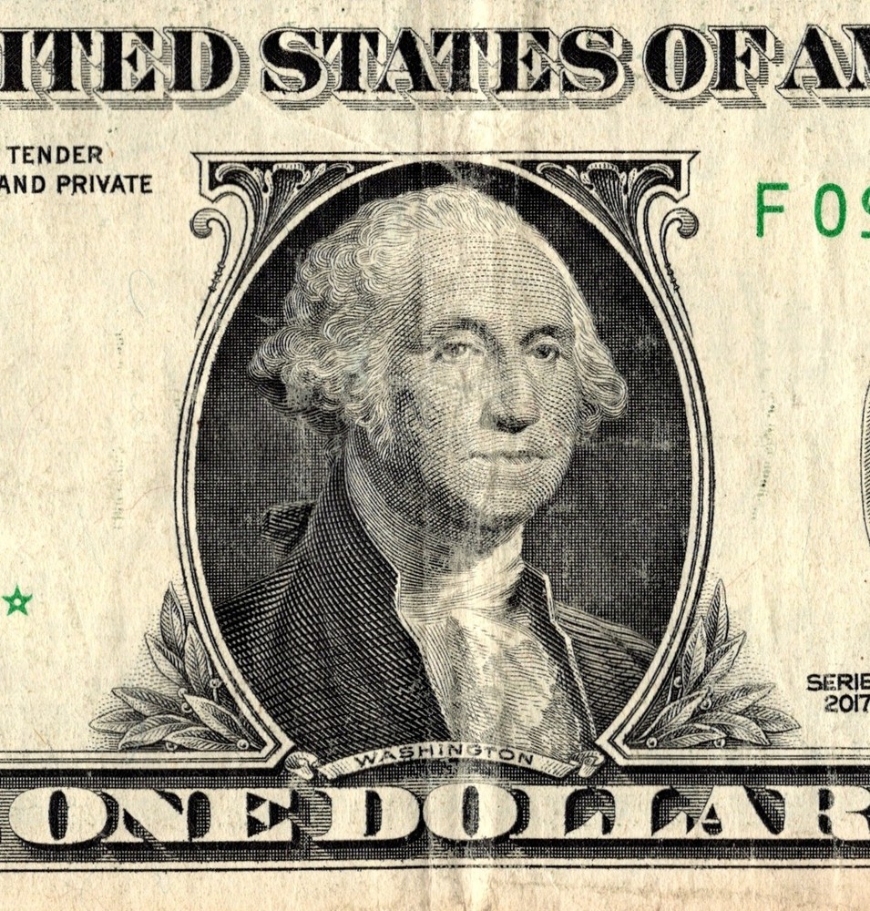 2017 F Star note Fancy Serial Number Regular Run