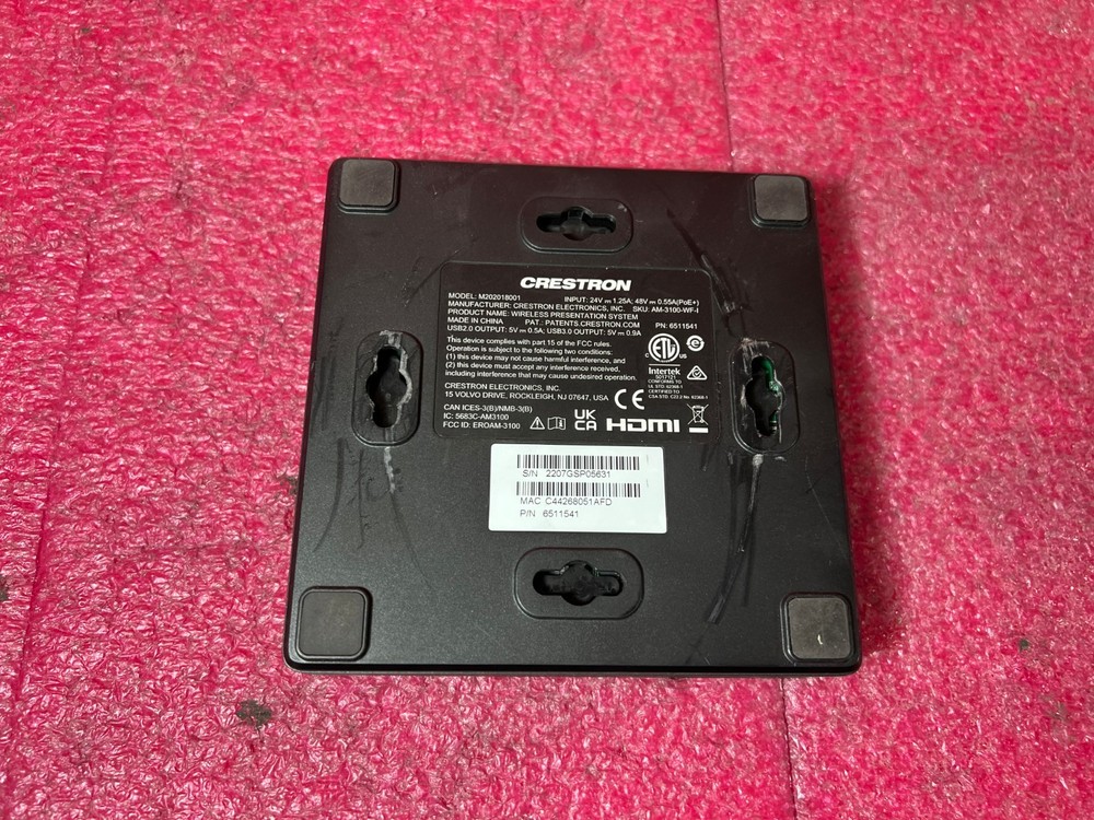 1 Pc CRESTRON M202018001 WIRELESS PRESENTATION STSYEM