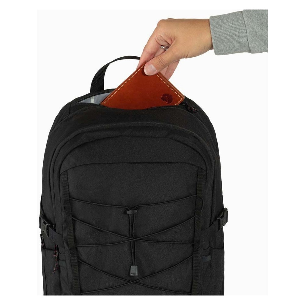 Fjällräven Skule 28 Backpack Black Durable Hiking Daypack