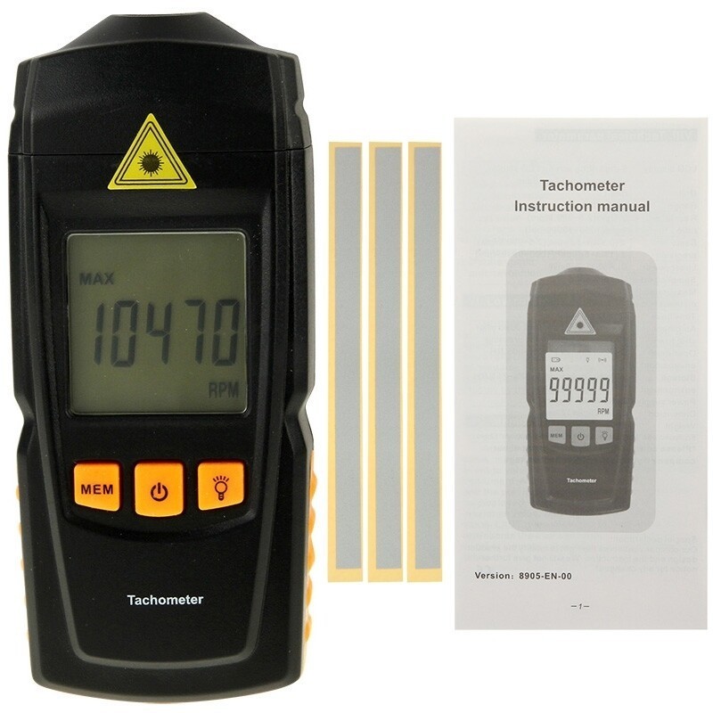 Handheld Digital Tachometer Digital Speedometer Tachometer Meter