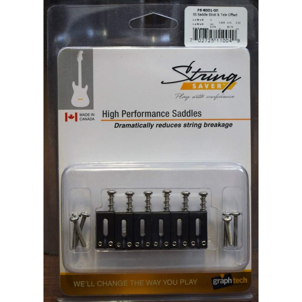 Graph Tech Strat Plus Off-set Saddles PS-8001-00