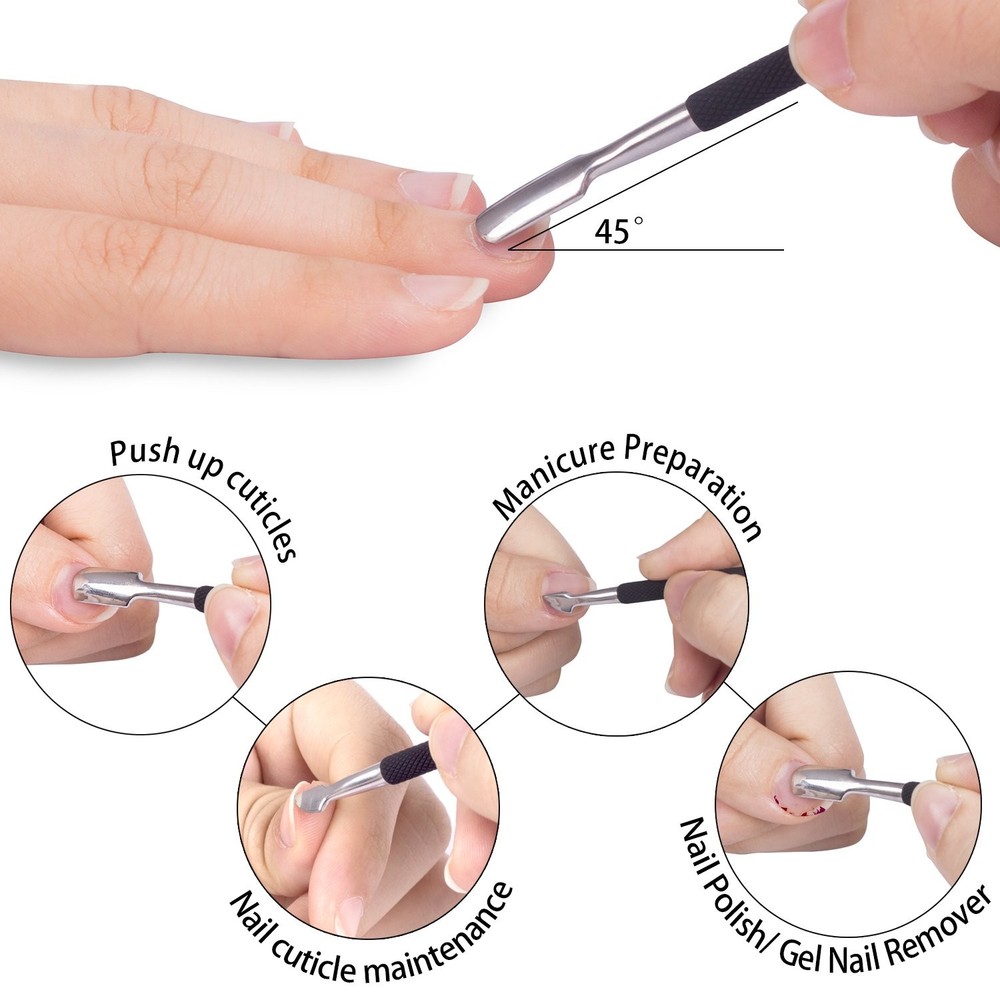 Ejiubas Cuticle Trimmer with Pusher Nipper &