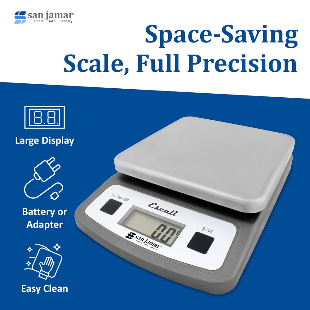 SCDG2LP Low-Profile Digital Food/Kitchen Scale, 2Lb Capacity