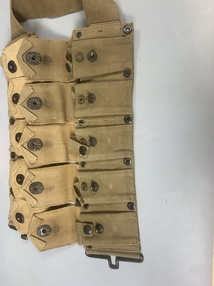 WWIli US 03 Belt 1943 Dated with 5 clips O795