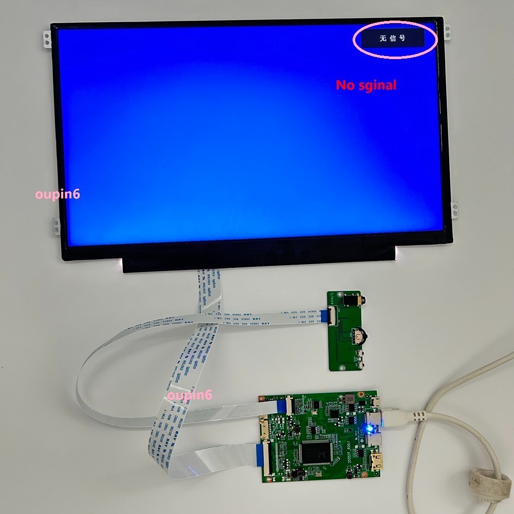 Display screen 11.6" 1366X768 LED with MINI HDMI 2 TYPE-C EDP controller board