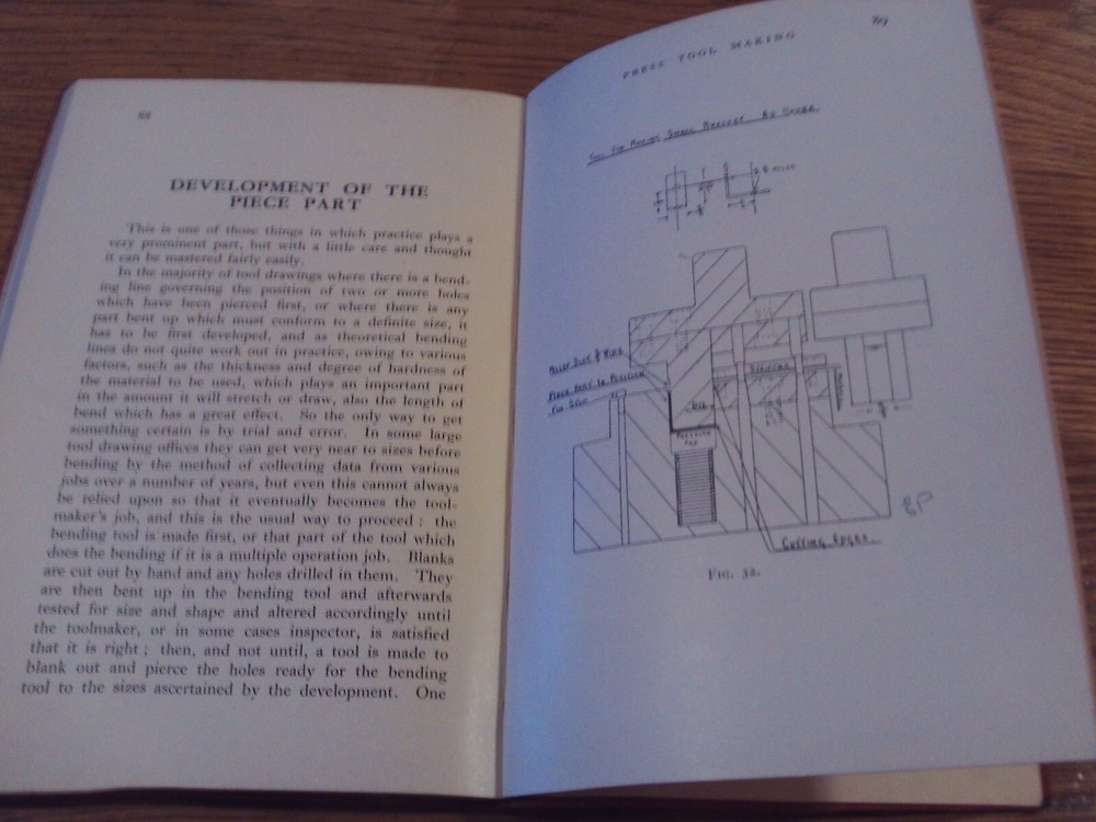 Press Tool Making Very scarce vintage book