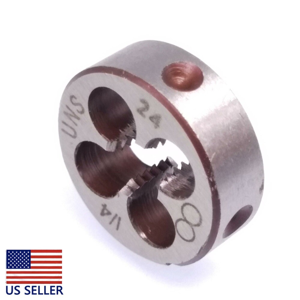 1PC HSS 1/4-24 UNS Die Right Hand Thread