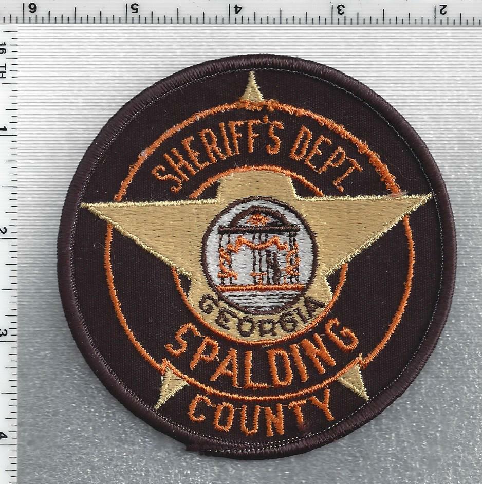 Spalding County Sheriff's Dept. (Georgia) 1st Issue Shoulder Patch