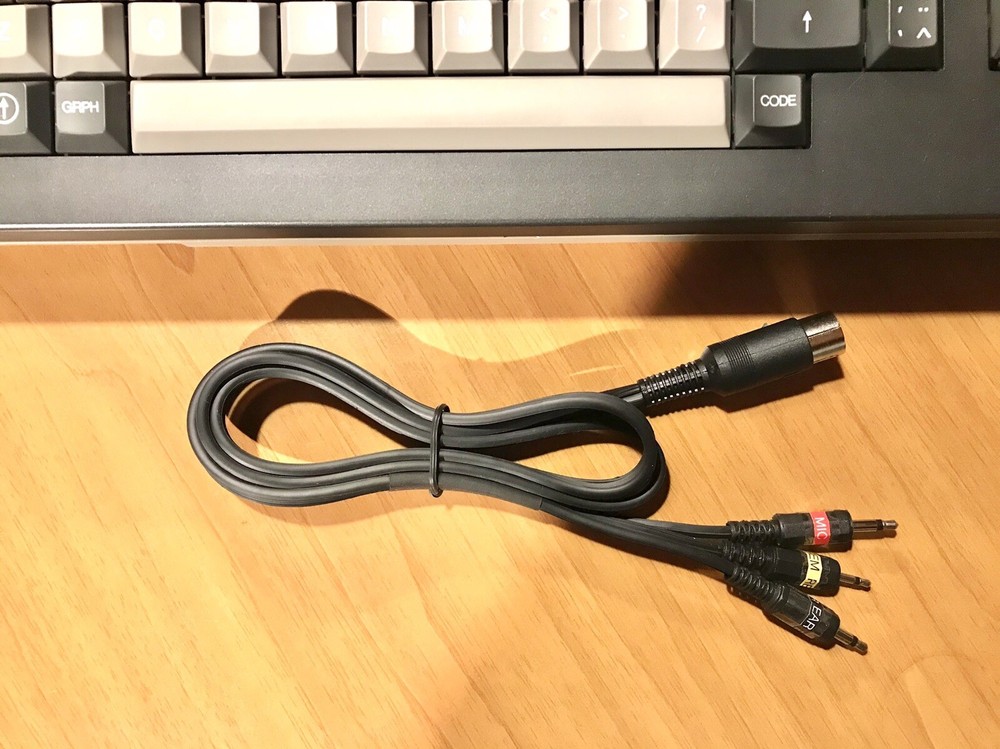 MSX Din Cable Connector - Cassette Recorder