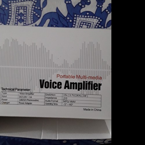 Voice Amplifier Portable Multimedia