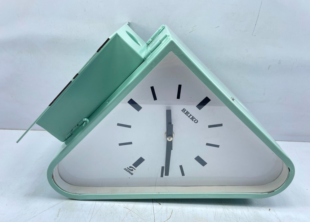 MC-018 Seikosha MC-271 Both Side Dialer Slave Clock Vintage Triangular Secondary