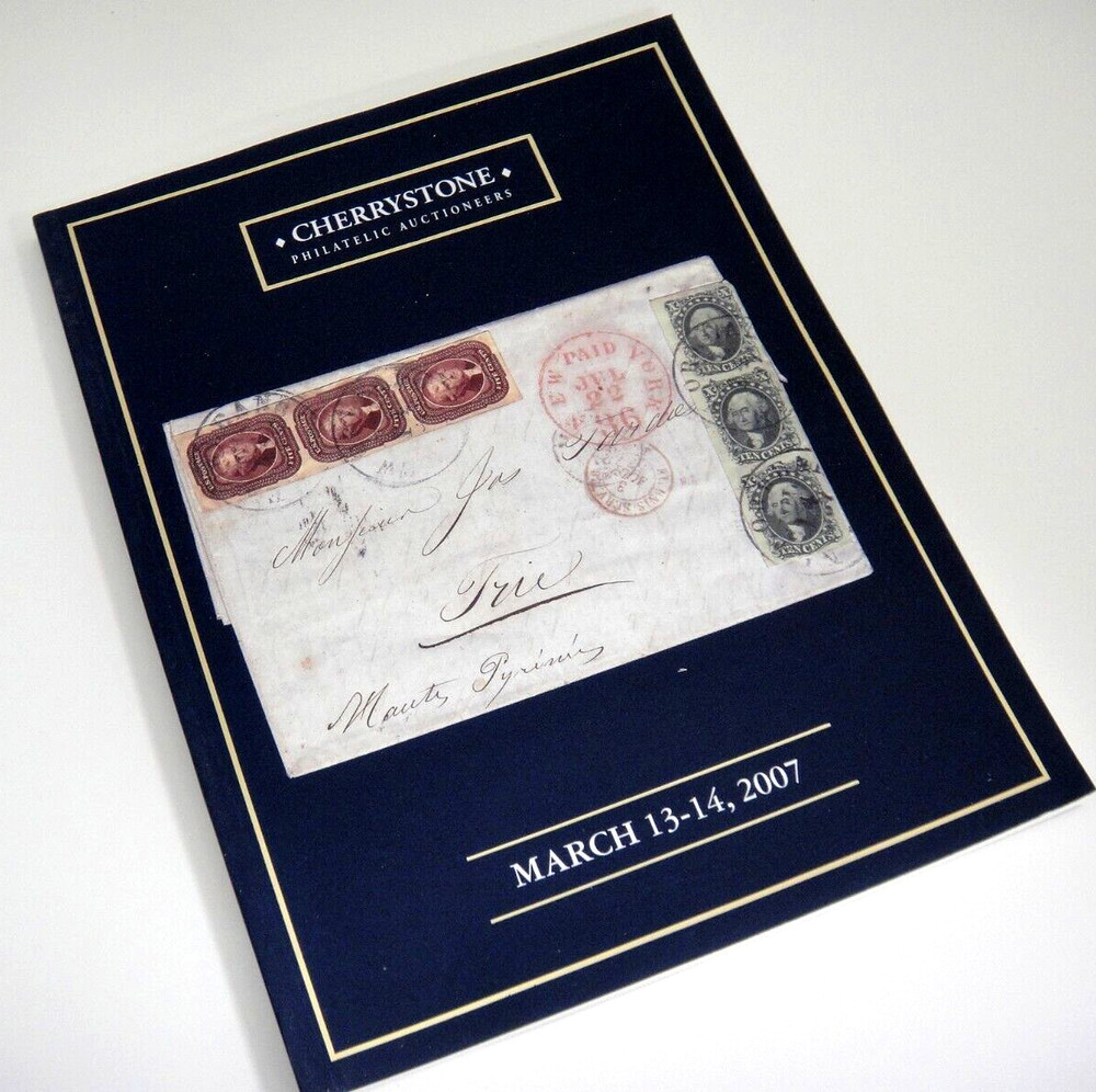 Cherrystone Stamp Auction Catalog 2007 US Foreign Provisionals Hawaii Canal Zone