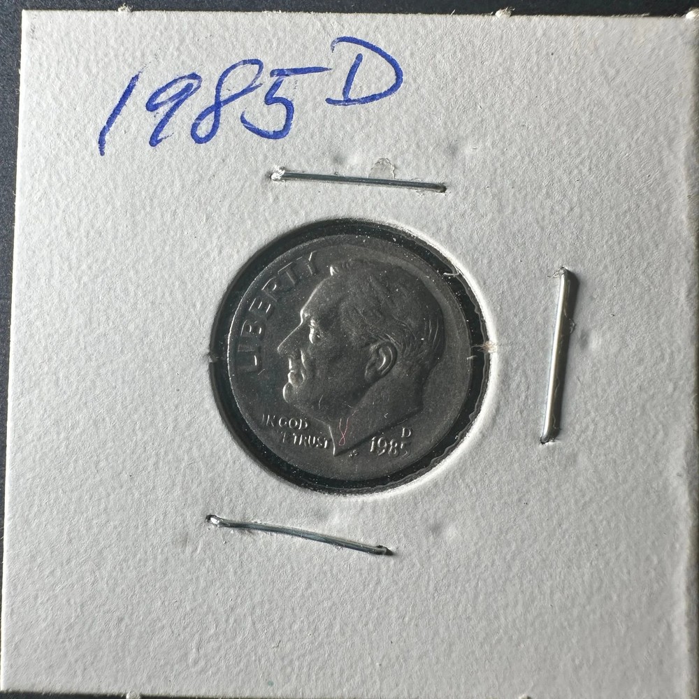 1985 D Roosevelt Dime Brilliant Luster