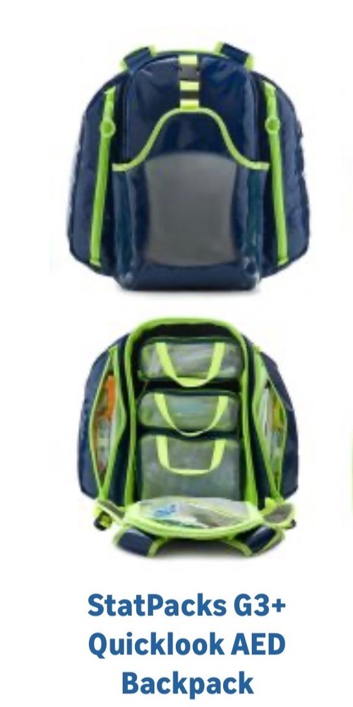 StatPacks G3 Quicklook EMS AED Medic Backpack Bag Blue