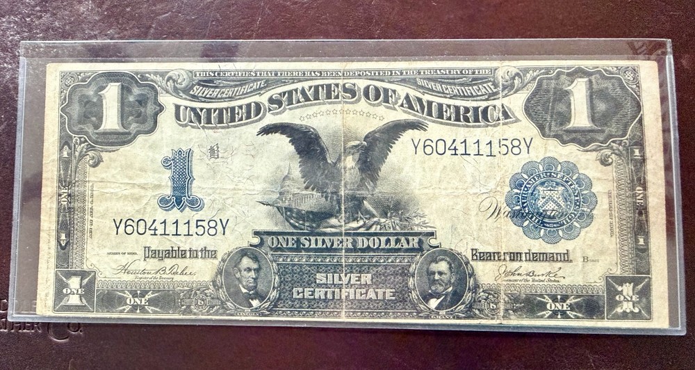 1899 $1 Silver Certificate Black Eagle