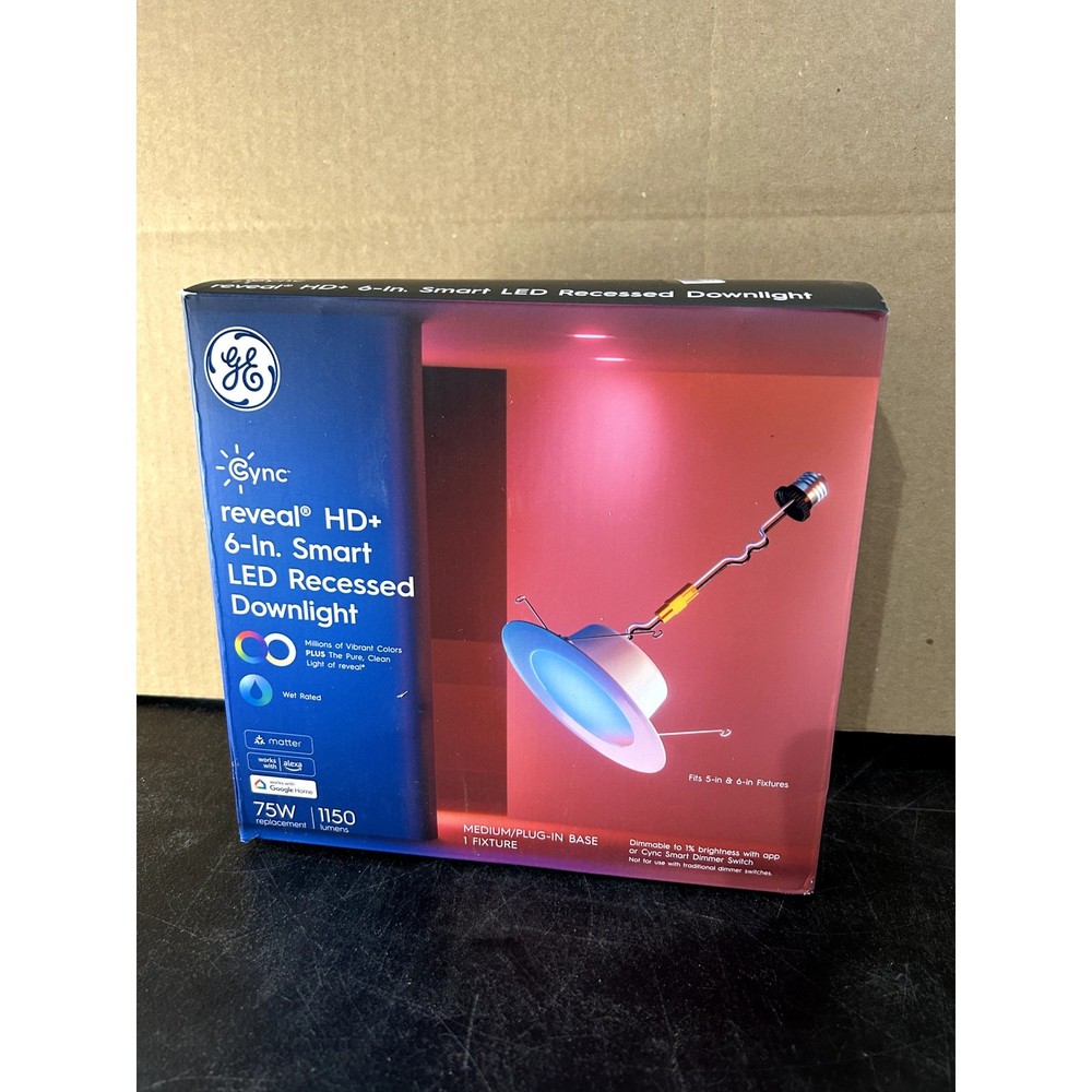 GE CYNC Smart LED Wafer Downlight Full Color