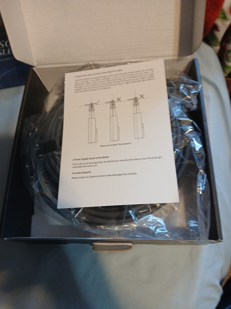 Starlink Satellite V2 Gen 2 Dish Internet Replacement Cable Router Kit