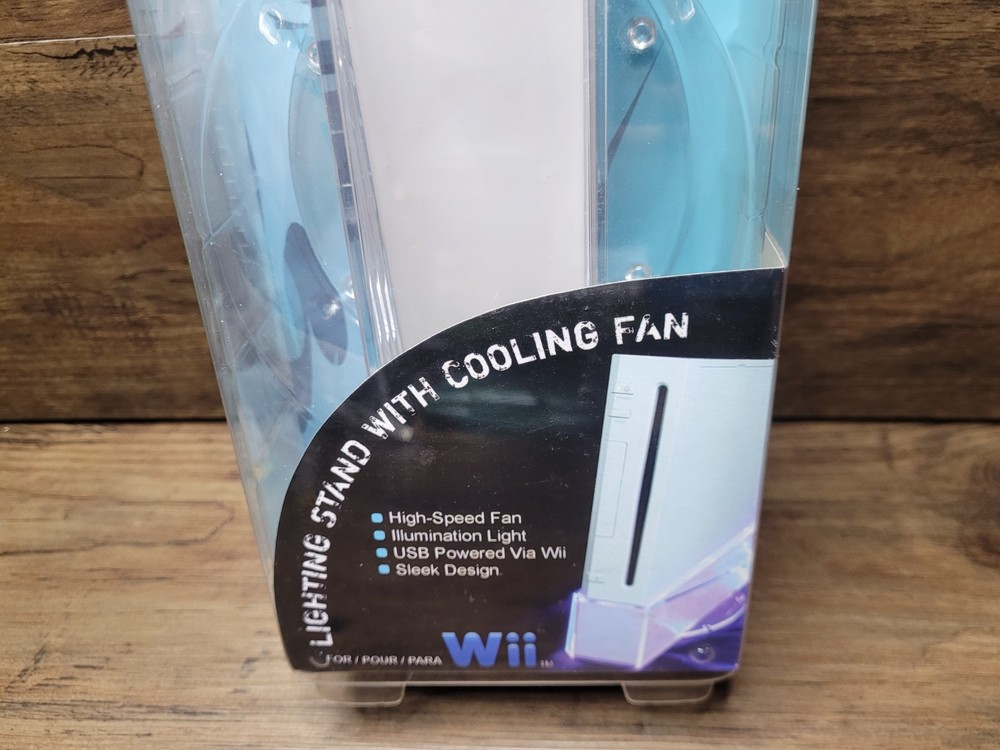 Hyperkin Lighting Stand with Cooling Fan for Wii console NEW