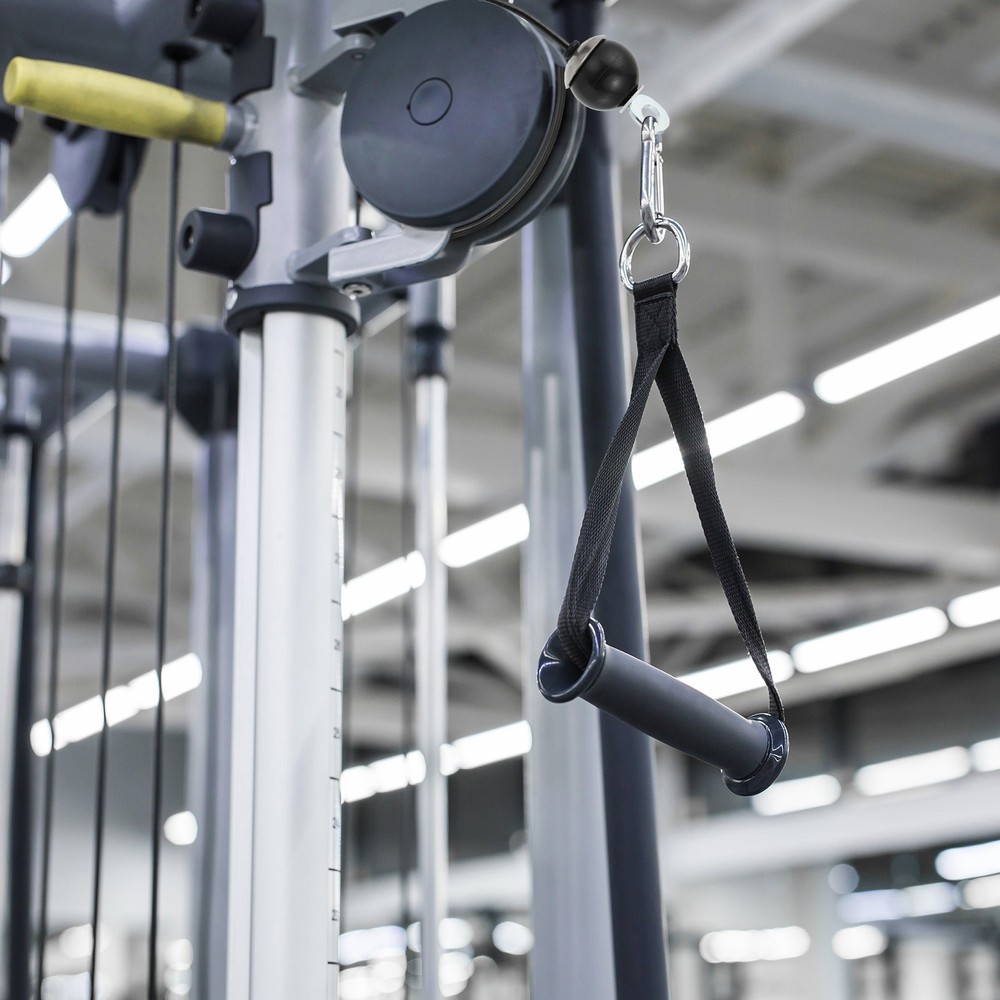 Fitness Pulley Cable Adjustable Cable Pulley System Replacement Black (B-5m)