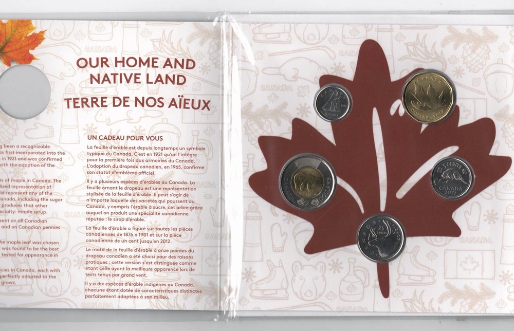 2017 Canada O Canada Coin Set - Royal Canada Mint -