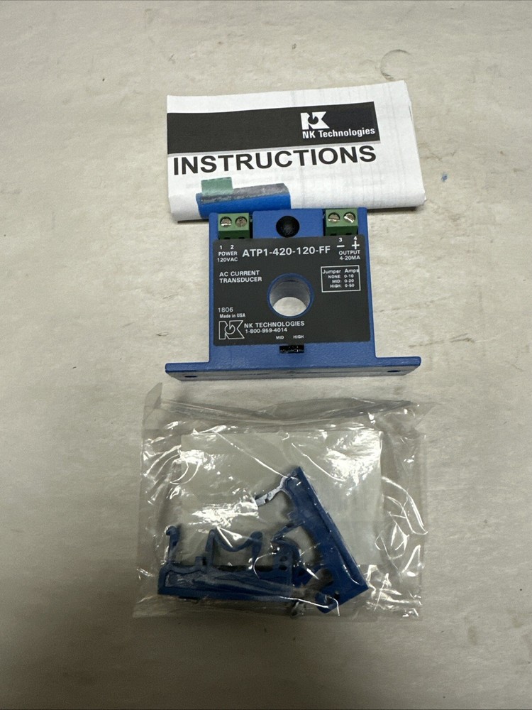 NK Technologies,ATP1-420-120-FF,Fixed Core AC Current Transformer