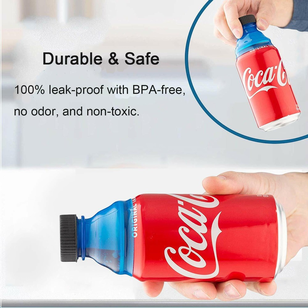 6 Pcs Washable Reusable Drinks Can Convert Bottles Caps Soda Savers Keeper Tool