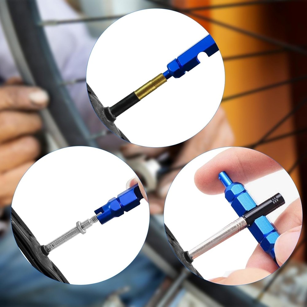 44pcs Stem Removal Tool, Spool Removal and Installation Tool, Four-Way Valve Too
