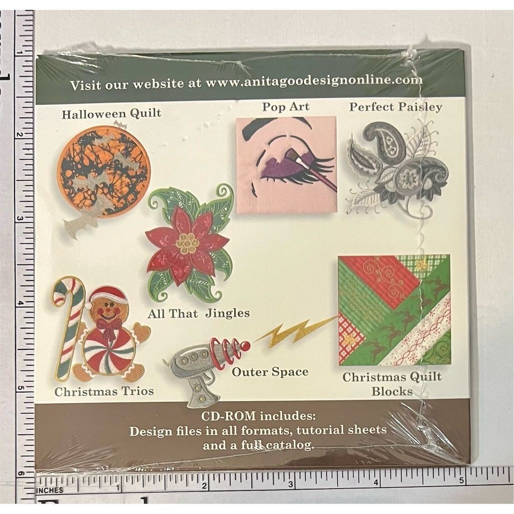 Anita Goodesign Embroidery Design Sampler CD