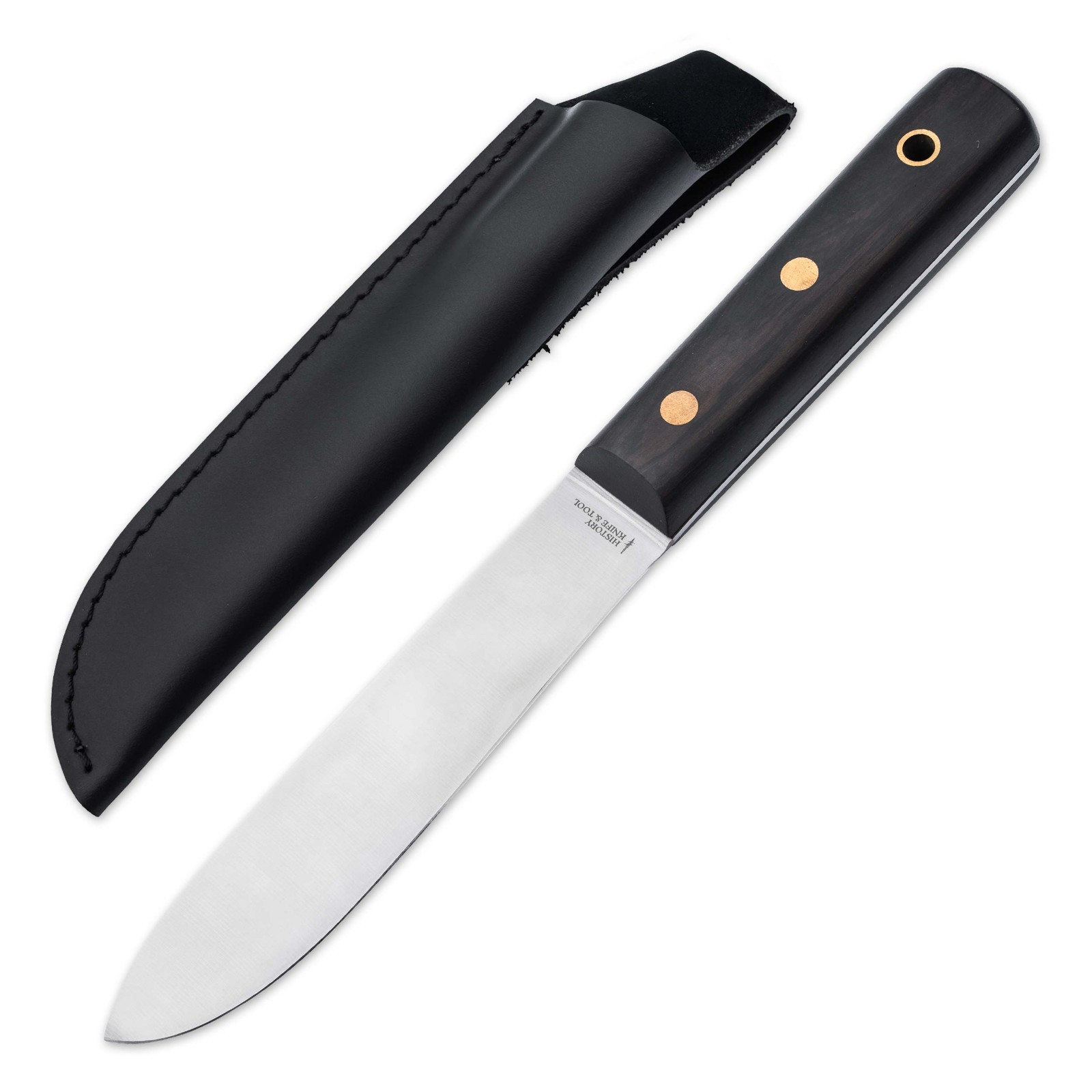 HISTORY KNIFE & TOOL Sailor´s Knife Full Tang 5.28" Blade 4116 Ebony - 02HY005