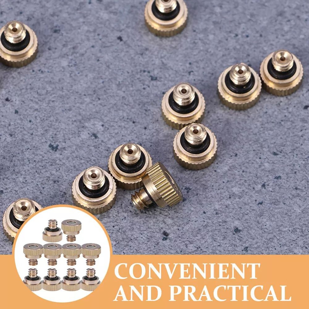 20 PCS Brass High Pressure Atomizing Misting Nozzle Watering Accessories