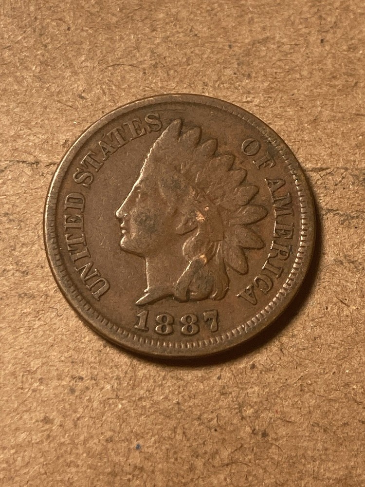 1887 Indian Head Cent - As Shown! (#1551)