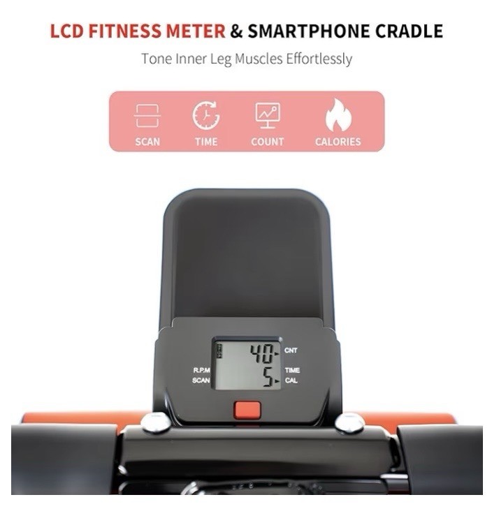 GONGDUN Stepper Exercise Machine Black LCD Display Space-Saving 330 lb Capacity
