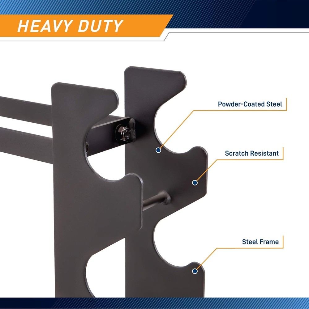 Space-Saving Dumbbell Storage Rack - Durable, Stylish, and Organized Workouts