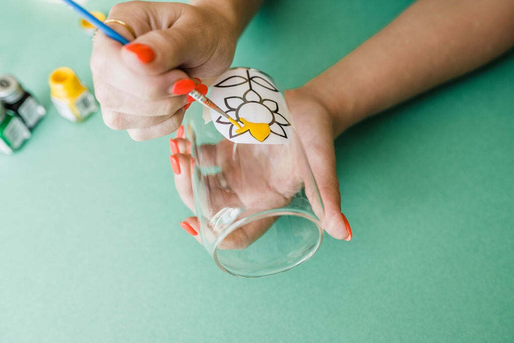 Enamel Glass Painting Kit