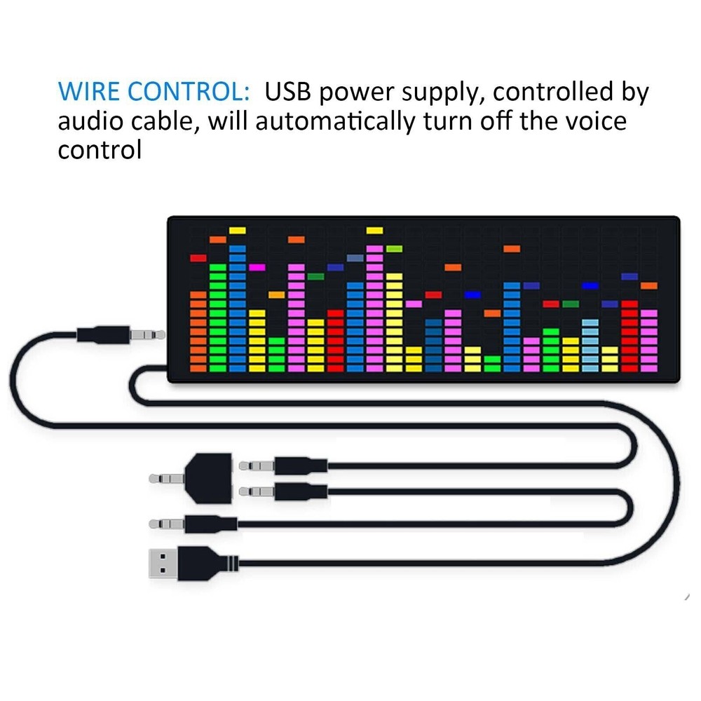 RGB Music Spectrum Indicator VU Meter Audio Level Display Amplifier Board
