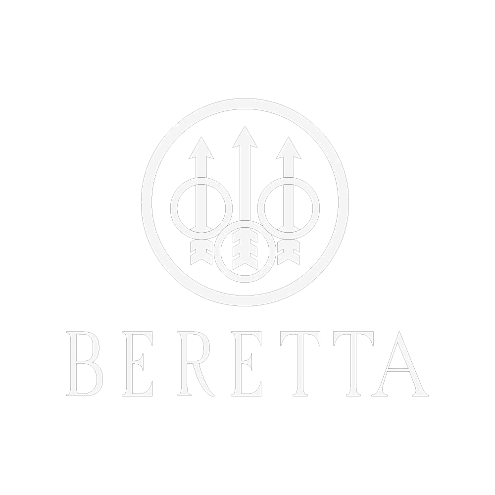Beretta® Logo Window Decal Sticker – White