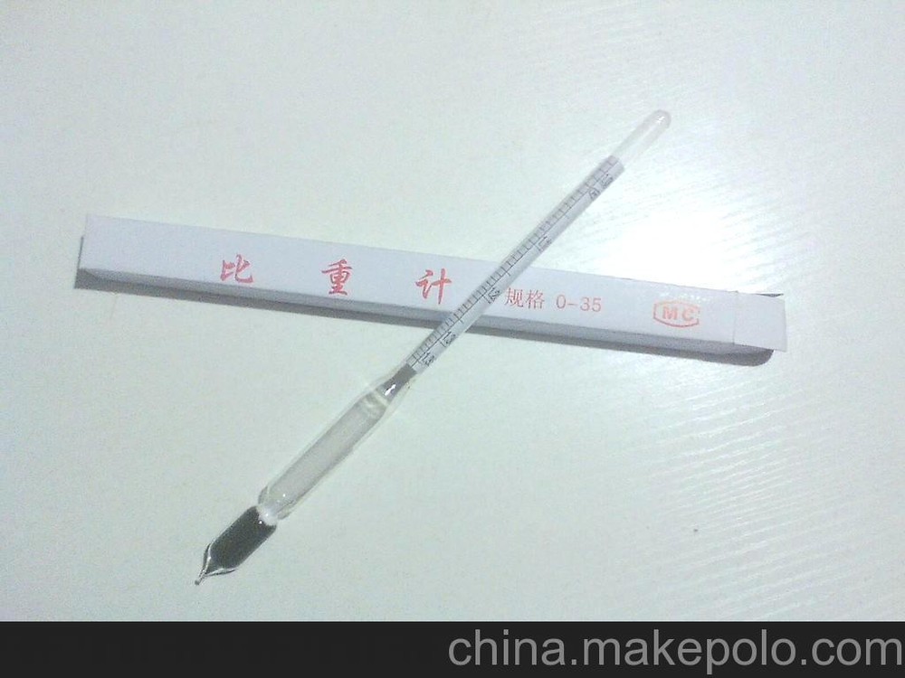 Hydrometer Specific Gravity 0.1 / Baume 10-20%