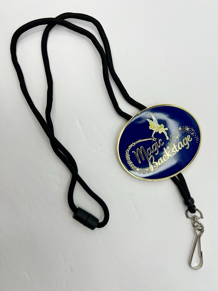 Disney Cast Member Lanyard Bolo Magic Backstage Tinker Bell Pixie Dust