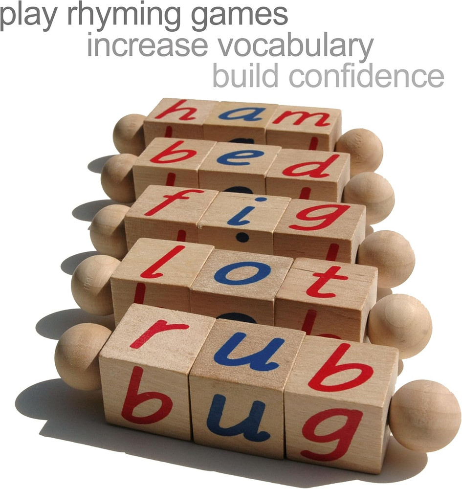 Phonetic Reading Blocks for the Beginning Reader | Tangible Preschool Learning M