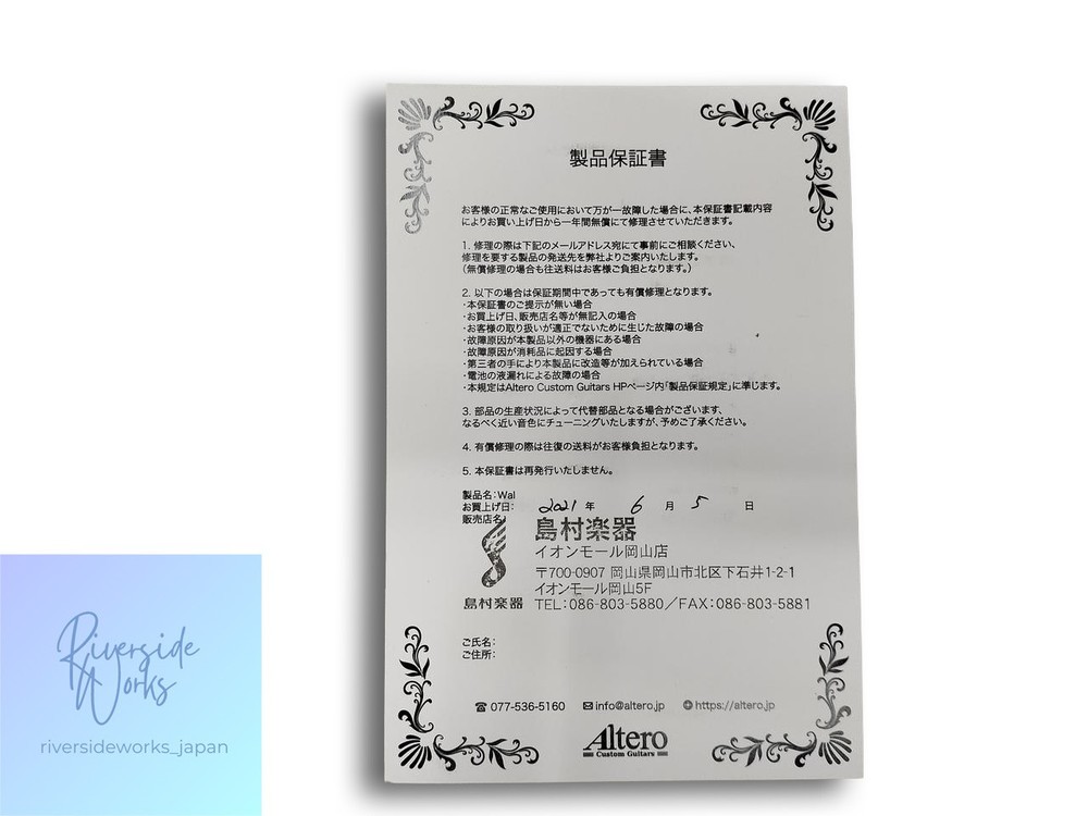 ALTERO Effect Pedal WAL - High Quality Sound Processor JP