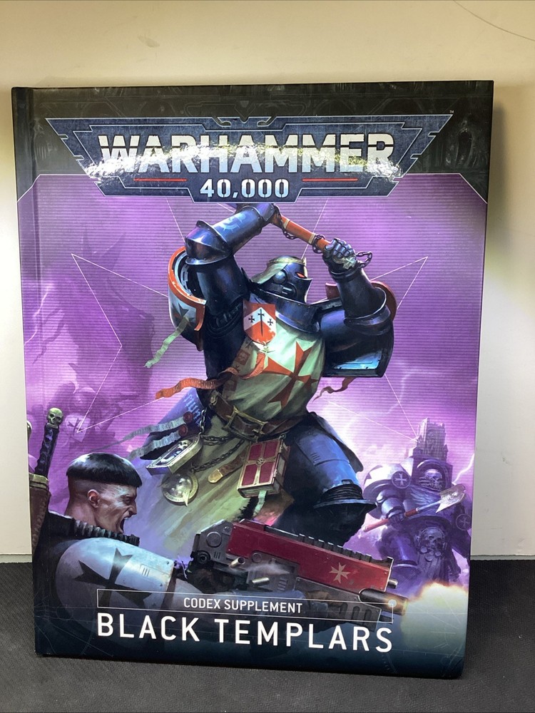 Warhammer 40K Codex: Black Templars Rule Book Code Used (Hardback)  AC413264