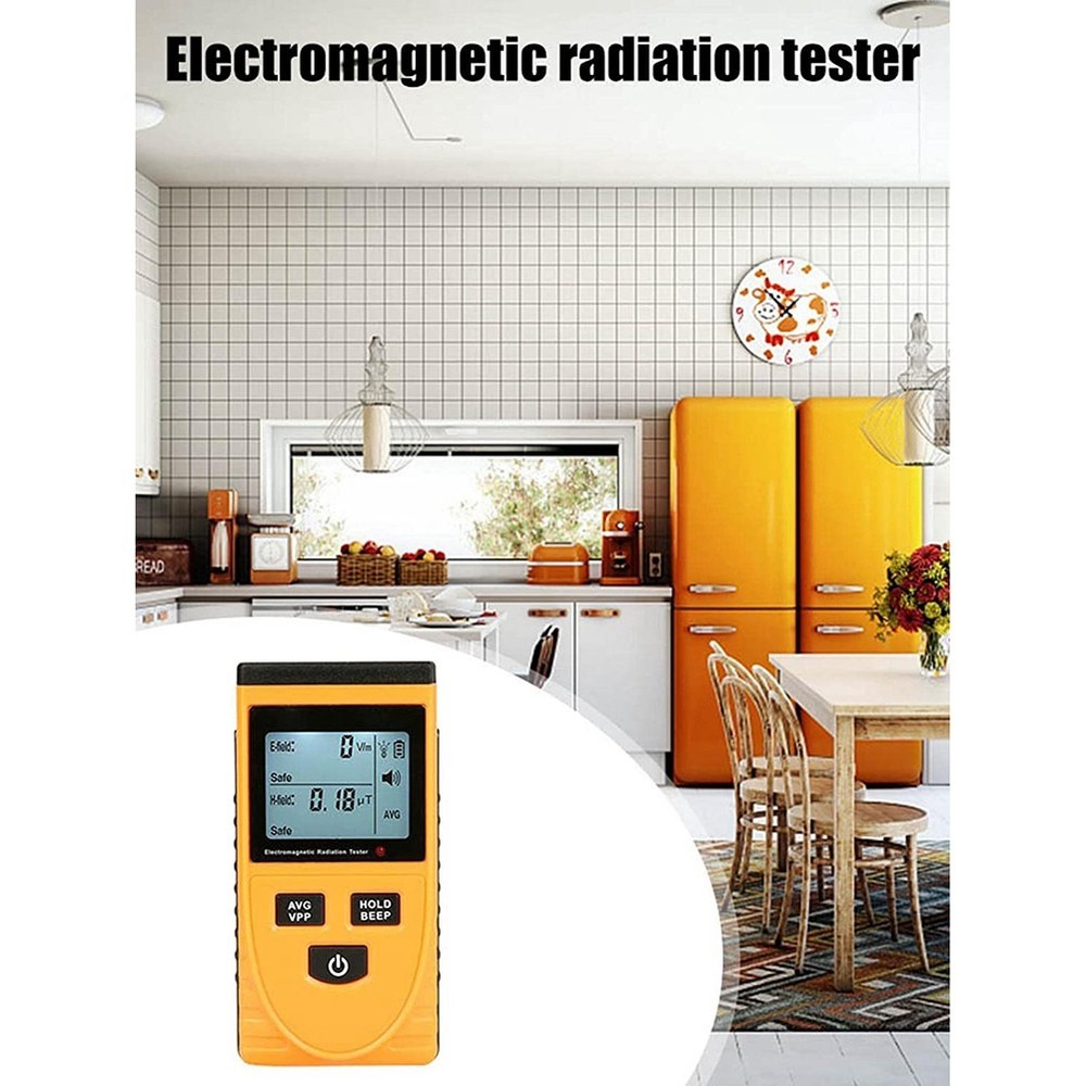 Socket Detection,Portable Dosimeter Counter with LCD Display, Radioactive1106