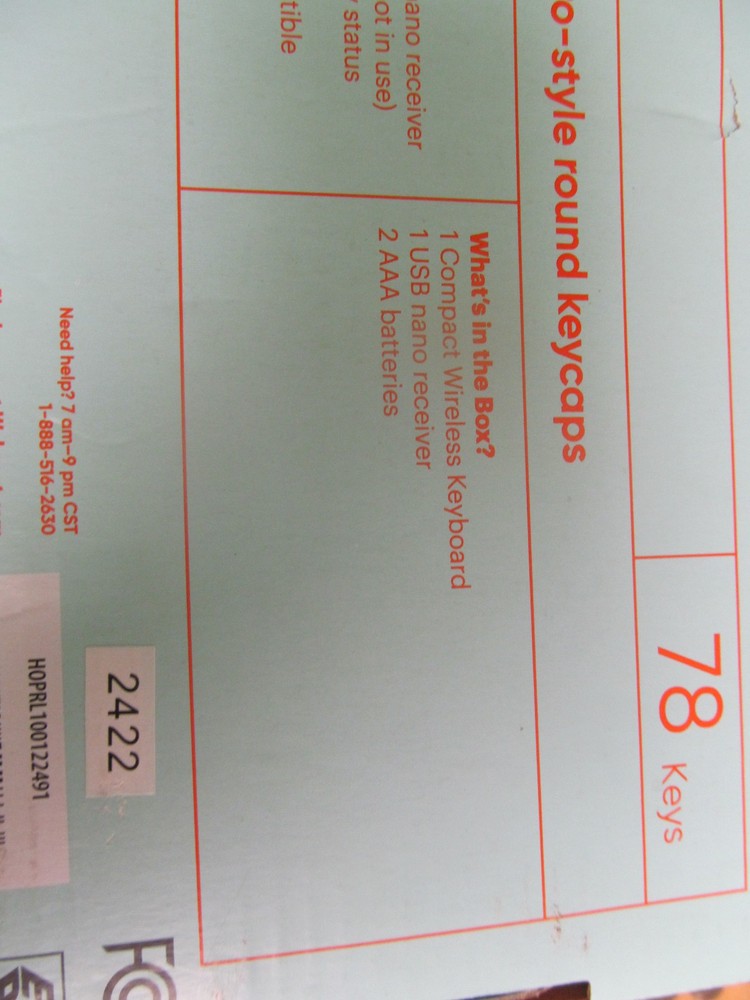 Surf by ONN Pink Compact Wireless Keyboard NEW