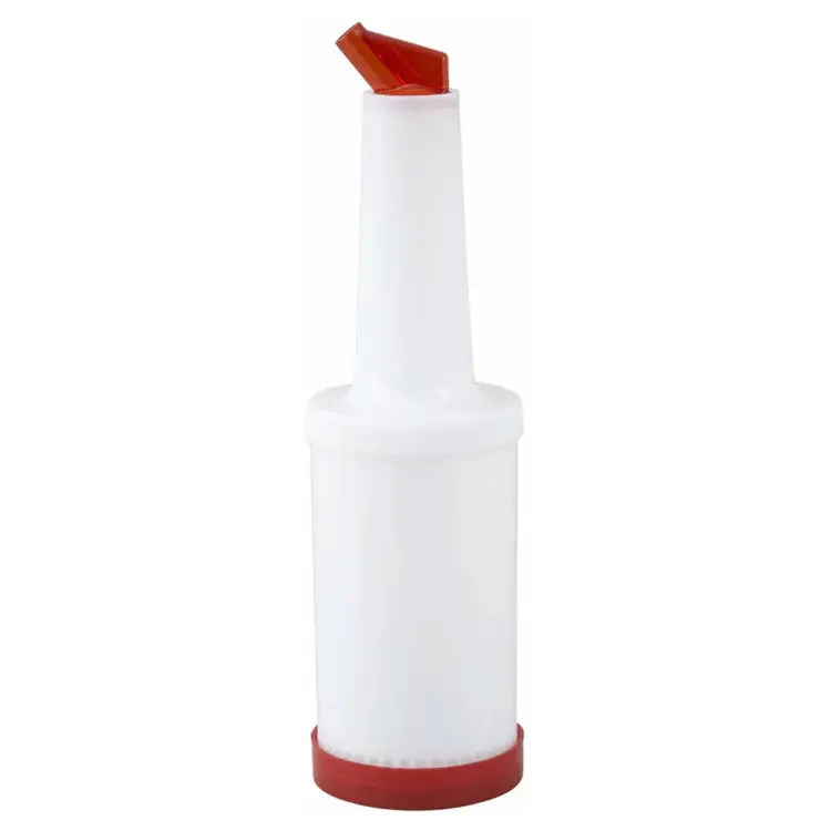 Winco PPB-2R 2qt Red Bar Drink Mix Pourer