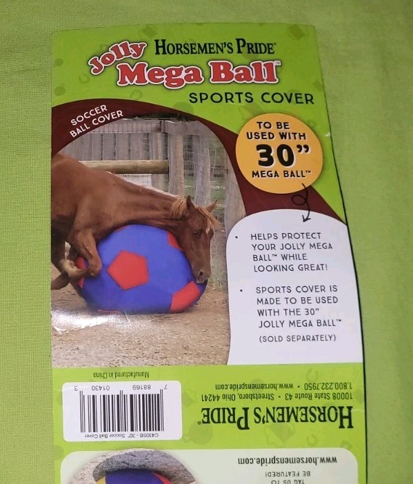 Horsemen's Pride 30" Jolly Mega Ball Sports Cover Soccer Horse Play