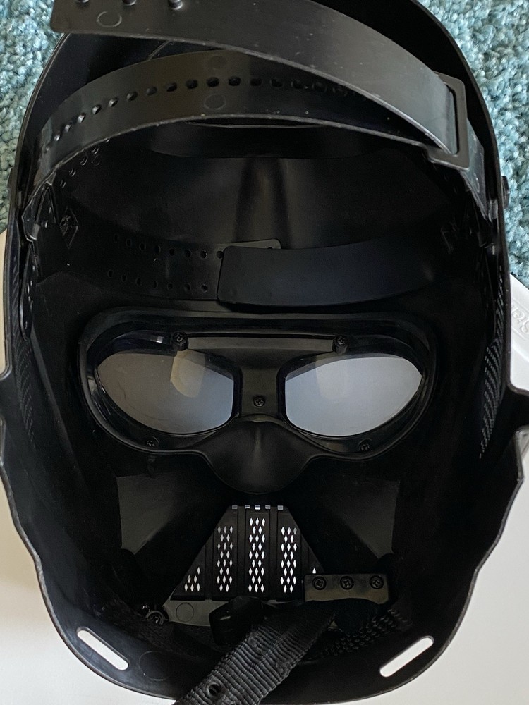 Star Wars LFL 2004 Darth Vader Realistic Helmet Voice Changer MISSING BACK