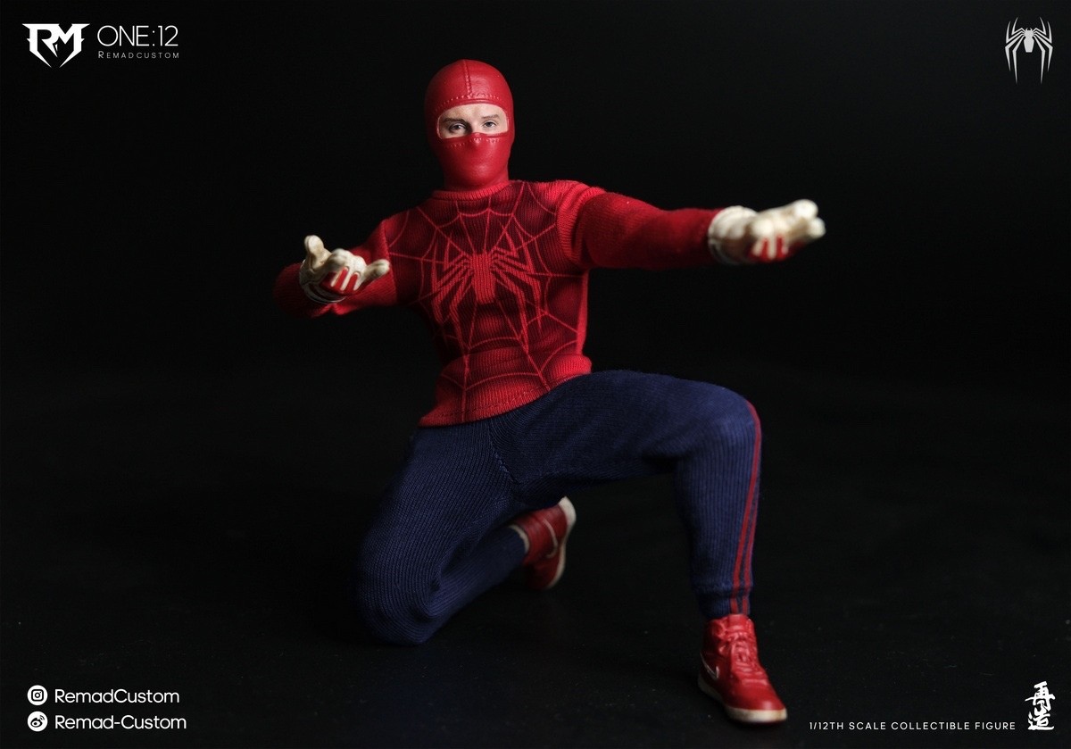 RC-008: Remad Custom RM-008 Spiderman Human Spider Tobey Maguire 1/12 Figure